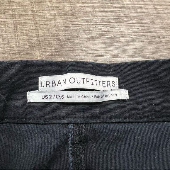 Urban Outfitters Black High Waist Pants Size 2 - Picture 7 of 10